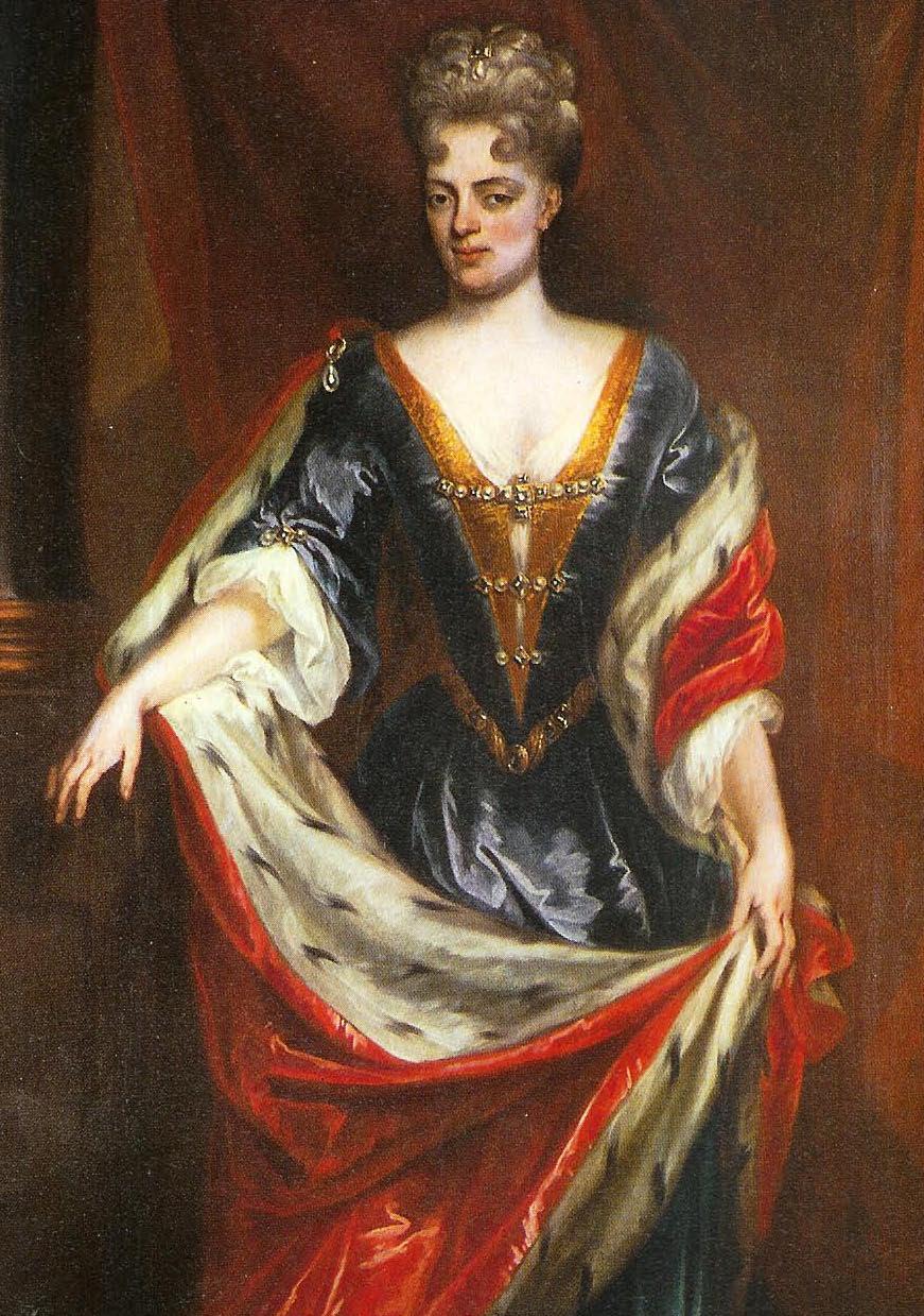 Maria Louise van Hessen-Kassel door Lancelot Volders (1636-1723). Geschilderd in 1710. Collectie Stadhouderlijk Hof te Leeuwarden. Bron: Beeldbank Leeuwarden. Licentie: Publieke Domein.